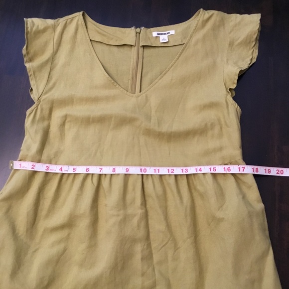 Goodthreads Flutter Sleeve Boho Peasant Mini Dress Size S - Picture 12 of 13